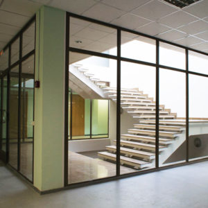 Остекленная противопожарная перегородка / серия FRM5266
